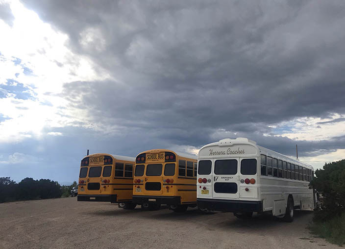 Monte del Sol school buses