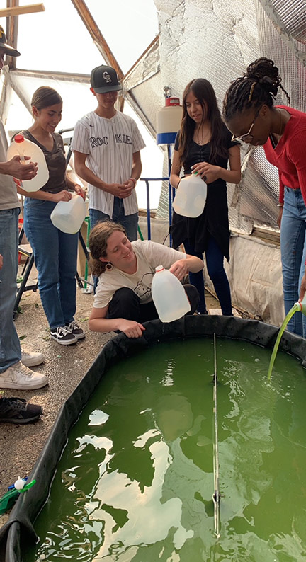 Monte del Sol Charter School Algae Lab Field Trip